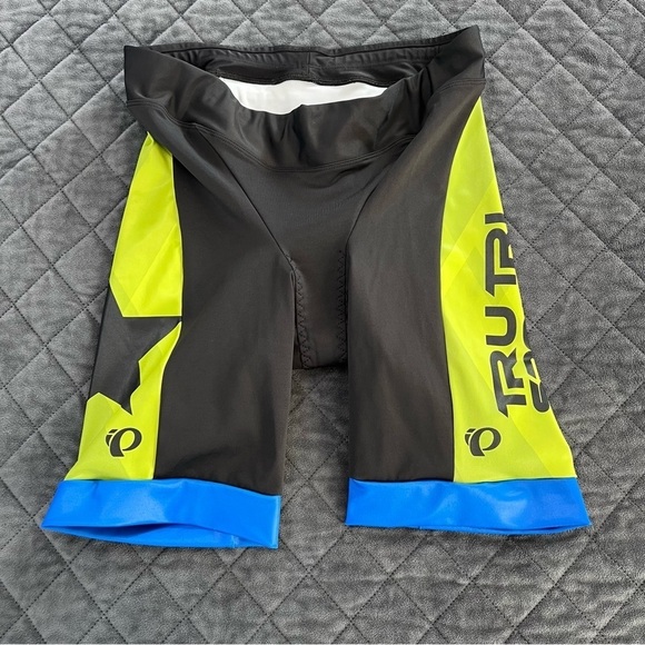 Pearl Izumi Shorts Women Large Star Biker Bike Color Block Athletic Cycling B12 - Picture 1 of 10